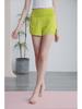 Women's Summer Quick-Drying Elastic Yoga and Running Shorts with Faux Two-Piece Design
