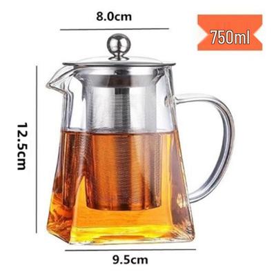 Квадратный набор-диспенсер для чая Shangqi Glass