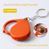 Slim Thin Reading Pocket Magnifying Glass 60mm 6x Loupe Folding Magnifier