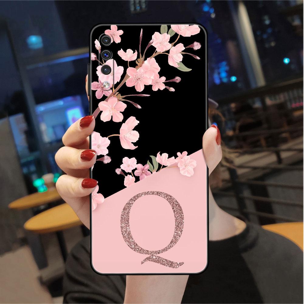 Чехол для Samsung Galaxy A50 A70 A30 A20s A20e A10 A40 A10s A10e M52 M51 M31 M30s M21 черный чехол для телефона Custom Cherry Blossom