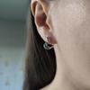 Silver Earrings Without Stones (2187424)