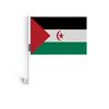 Флаг для автомобиля - Сахарская Арабская Демократическая Республика - 14 x 21 см - 10 штук - Полиэстер - Уличный