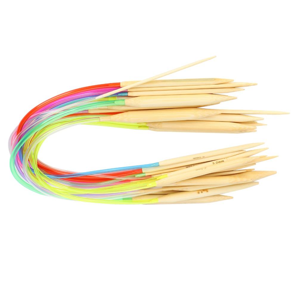 18pcs Wood Double Point Knitting Needles 2mm - 10mm Sizes Knitting Tool Set Knitting Projects