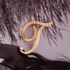 Women Men A-Z Letter Brooch Rhinestones English Letter Brooch Pins Cute Jewelry Gifts Accessories Christmas Gift Alloy Corsage Garment Accessory Pin