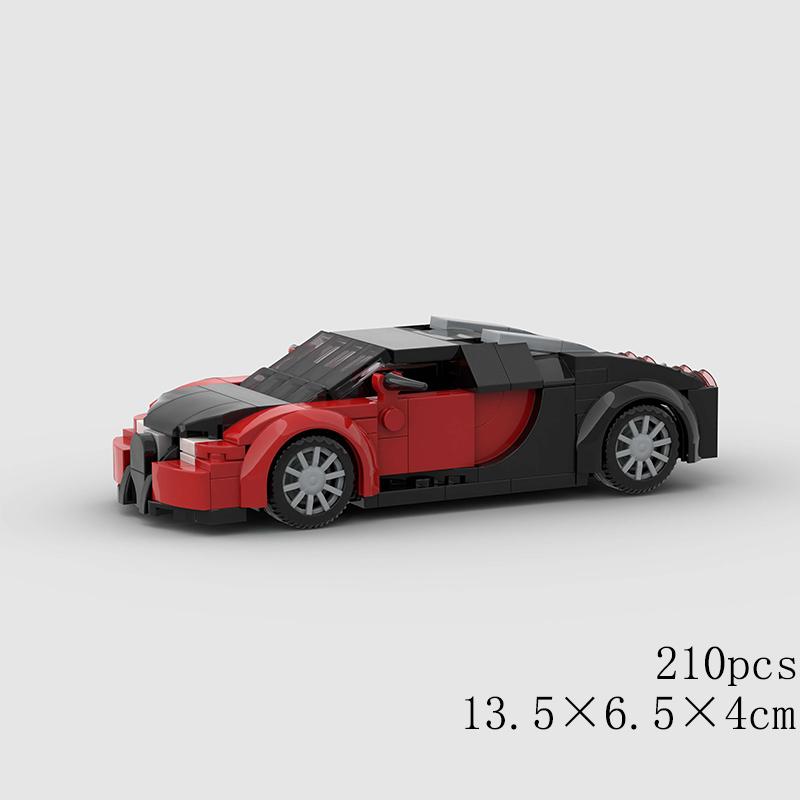 MOC Car Super Race City Speed ​​Sport Pickup Vehicle Model Building Blocks Rally Supercar Racing Bricks Christmas Gift Technical