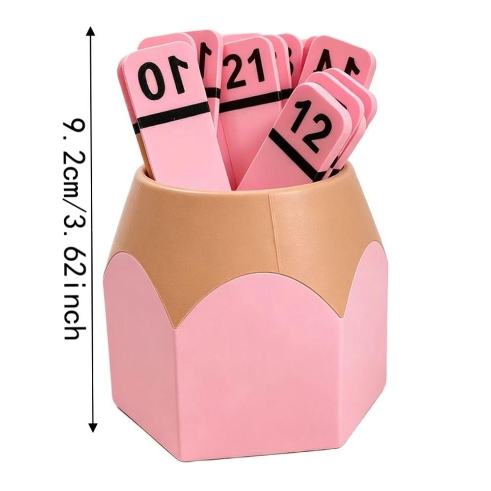 Montessori Math Sorting Board Reusable Counting Set Desk Tidy Container Counting Board Educational