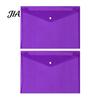 Student File Pouch 2PCS A4 Size Document Folders with Snap Closure, Waterproof Thickened PVC Schoolbag Folder Organizer, Lightweight Storage