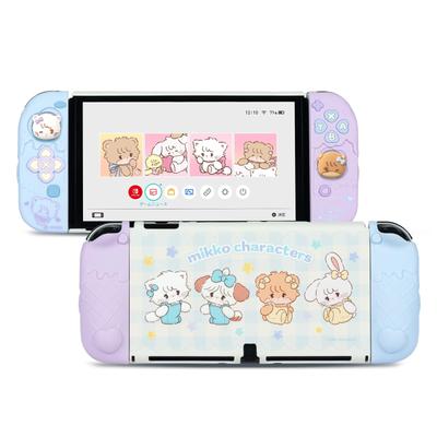 GeekShare SwitchOLED Совместимый с Switch OLED Микко Лицензированный Совместимый с Switch OLED Органический Защитный Разделяемый Полный Царапина Пятно Легко