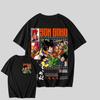 Dragon Ball Z Son Goku Doublesided Graphic TShirt Anime Streetwear Cotton Tee for Men  Kids Casual Short Sleeve Top