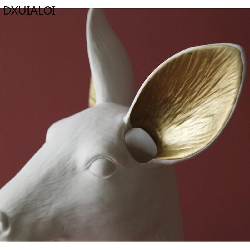 Керамическая ваза в виде головы кролика, горшки «Белый лебедь», фарфоровые фигурки цветов, вазы для гидропоники для свадеб, украшения дома, керамическая ваза
