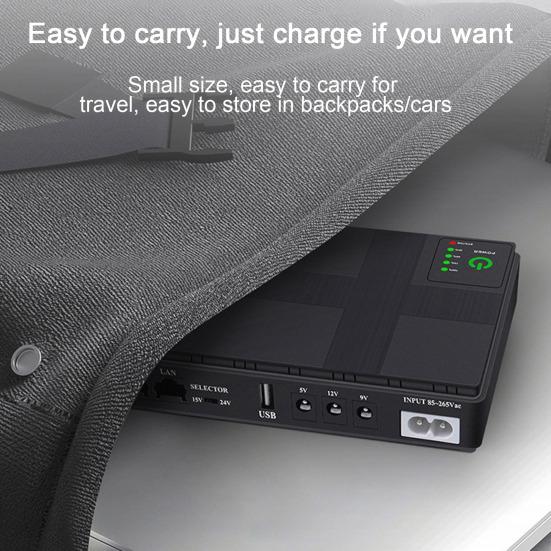 UPS Источник бесперебойного питания Мини-аккумуляторная батарея с огнестойким корпусом Защита от перегрузки Несколько выходов Компактный