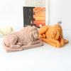 Cute Lion Silicone Candle Mold 3D Sitting Lion King Animal Soap Paste Resin Cement Casting Mold DIY Chocolate Ice Baking Tool