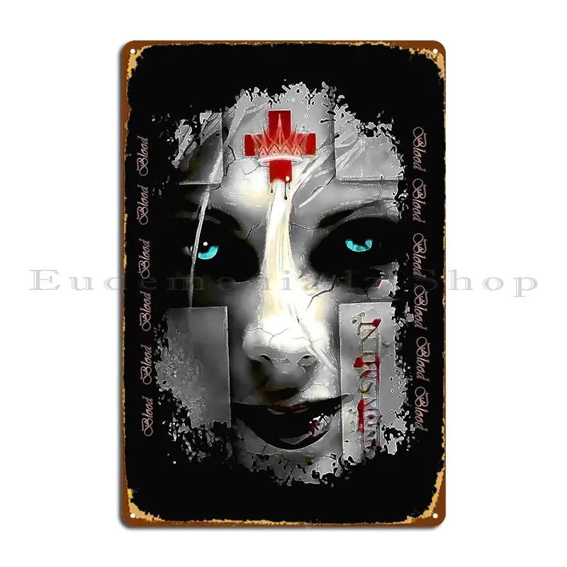 In This Moment Blood American Metal Band Metal Signs Designing Wall Plaque Pub Cinema Custom Tin Sign Poster