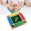 *Арифметическая настольная игра с кубиками Четырехсторонние игры с переворачивающимися картами Коробка Игрушки с кубиками Деревянные плашки Кубики 4 игрока Вечеринка Числовая игра Настольные игры