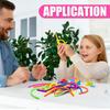 120 PCS Sensory Fidget Noodles,Colorful Stretchy Fidget Strings Toys