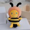 Очаровательный плюшевый брелок в виде медоносной пчелы, милый мультяшный брелок для сумки, автомобильный брелок оптом
