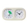Sonic Time Feeling Timer Toki Sapo Clock Plus Realize the Passage of Time Ivory LV-3521-I