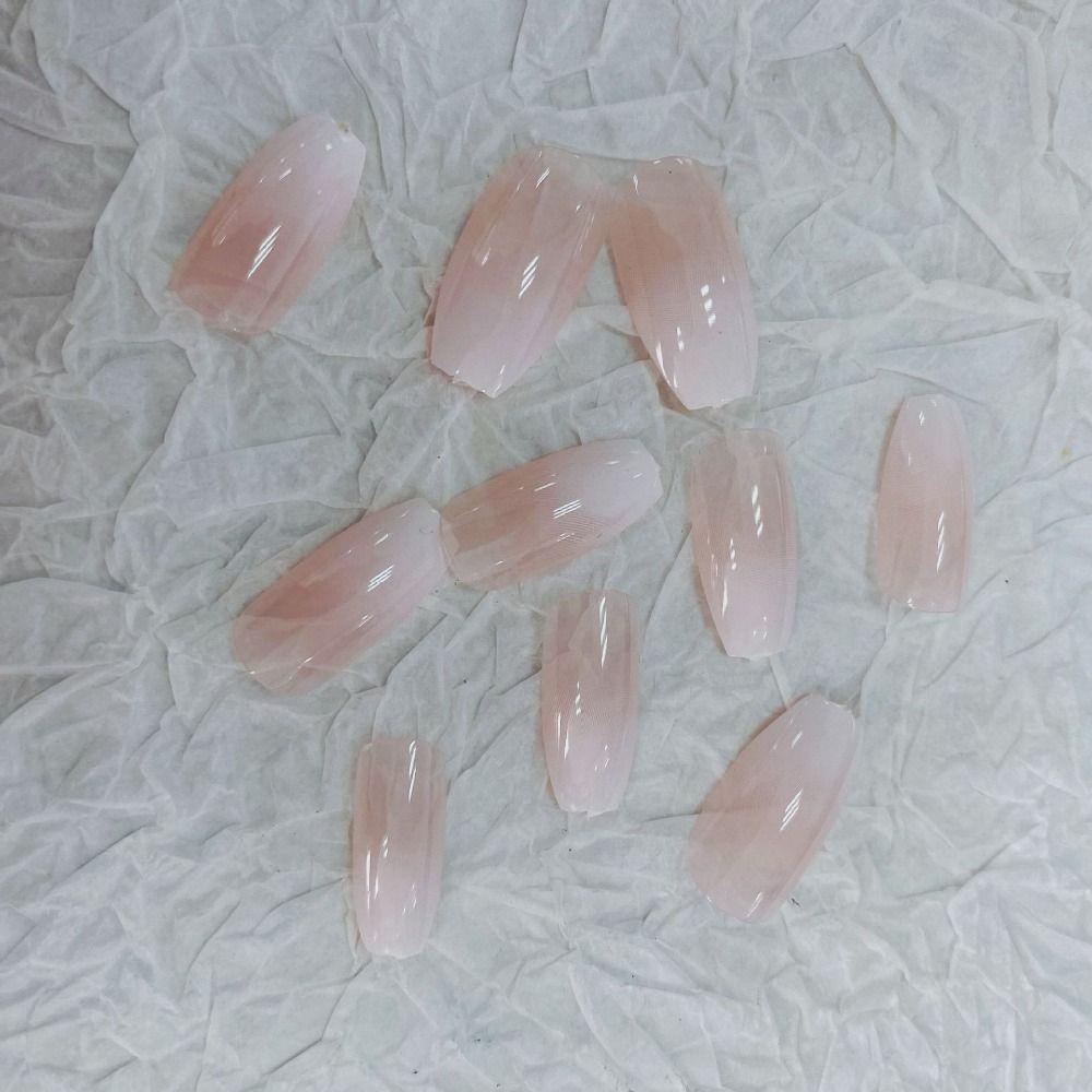 Накладные ногти гробики, накладные ногти, носимый маникюр, типсы для ногтей, модные балеринные накладные ногти, для девушки