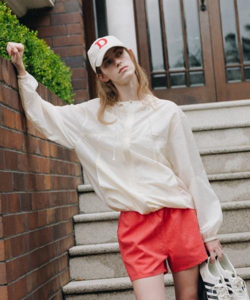 DEPOUND Cotton Washed Banding Shorts [Red]