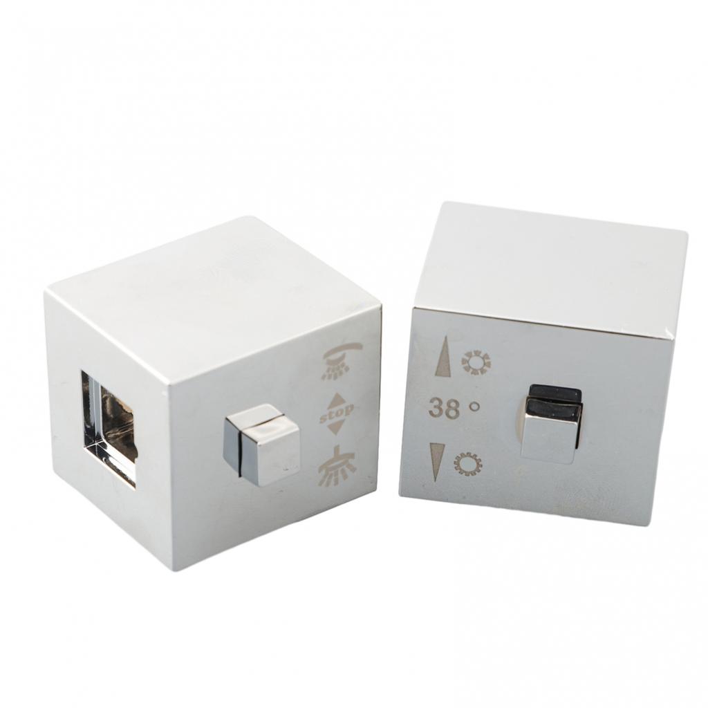 1 Pair Control Knob For SMA Thermostatic Bath Shower Mixer Accessory