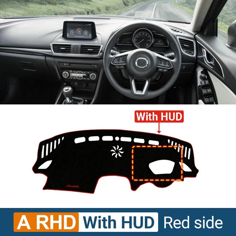 Чехол на приборную панель автомобиля, защитный козырек от солнца, анти-УФ-ковры, нескользящие коврики, аксессуары для Mazda 3 BM 2014 2015 2016 2017 2018