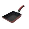 Tafuco Omelet Frying Wide X 35cm Deep X 8cm Induction Diamond Marble Rose Pan, Pan, 13.5cm High, Compatible, Red, F-7136