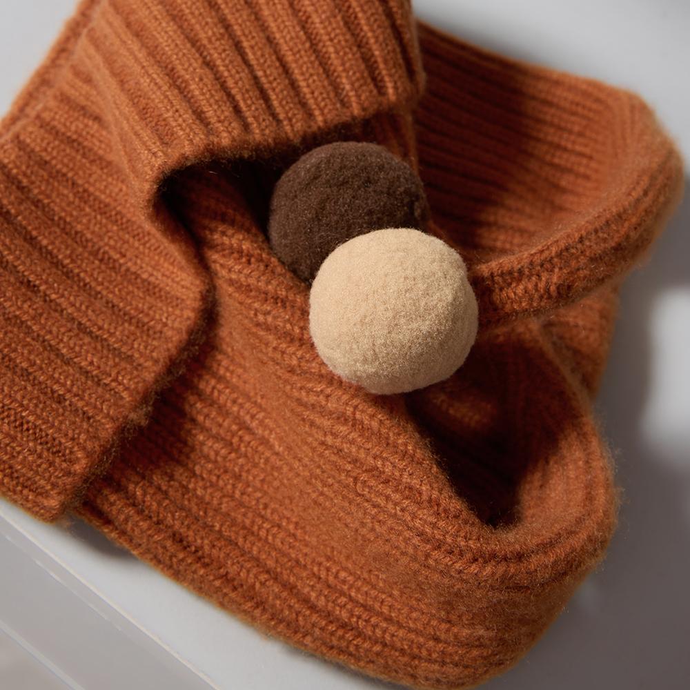 Manufacturer Inner Mongolian 100% PURE Cashmere Beanie Hat Custom Women Winter Warm Casual Fashion Knit Cashmere Hat