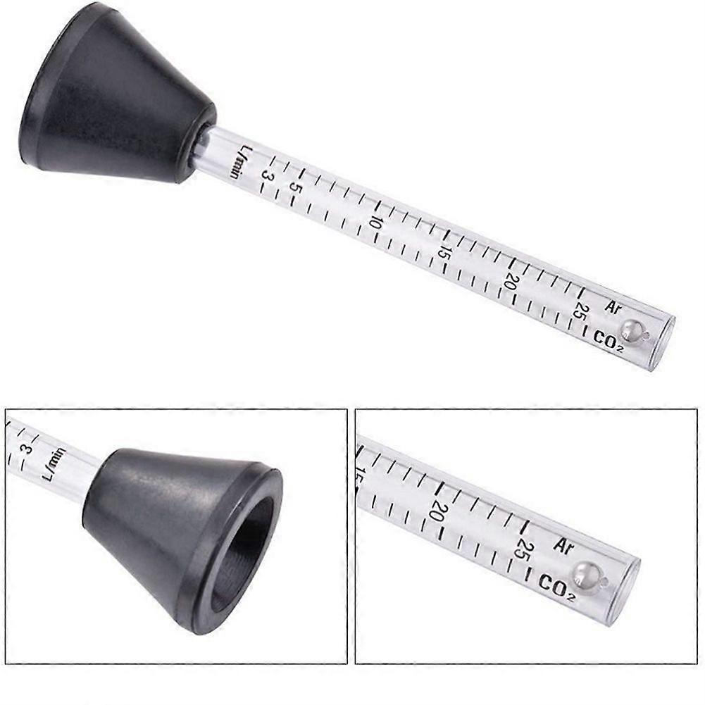 Argon CO2 Welding Flow Meter with Peashooter Measurement Tool 40CFH