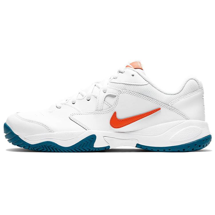 Nike Court Lite 2 'Белый Зеленый Бездна' (унисекс) Белый / Зеленый Абисс / Пралине / Командный Оранжевый Теннисные Туфли AR8836 105