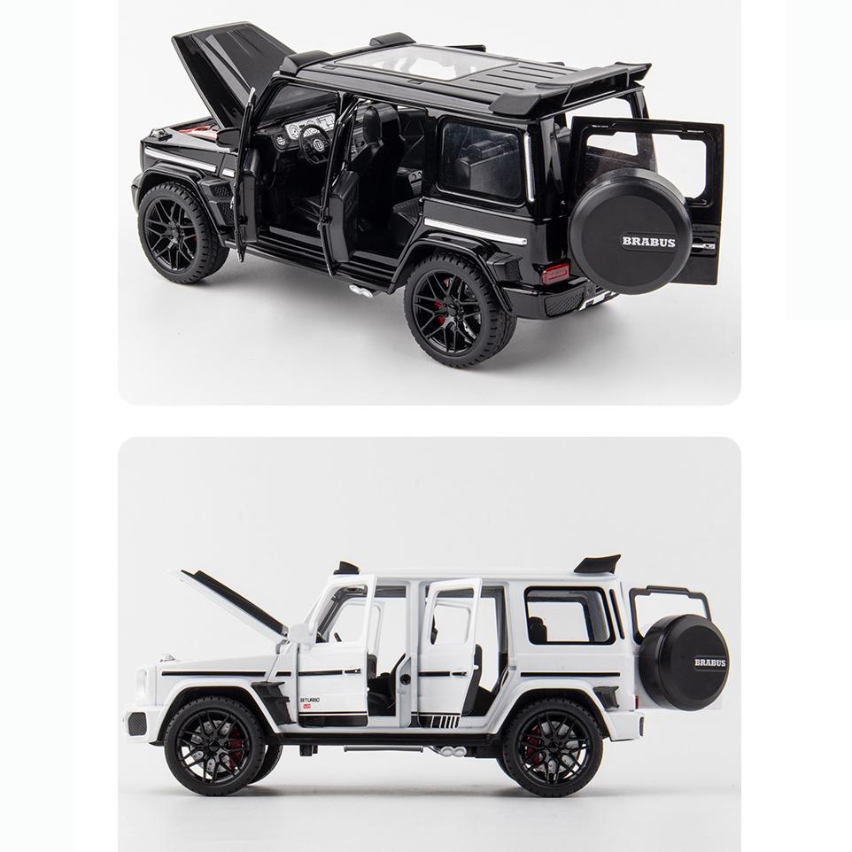 1:22 масштаба Benz G800, литая под давлением модель автомобиля из сплава, игрушечный автомобиль с откатным механизмом со светом и звуком для мальчиков и взрослых, подарок