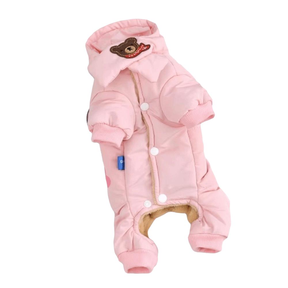 Windproof Dog Winter Coat Fully-Covered Belly Warm Dog Apparel Practical Pet Snowsuit Winter Use