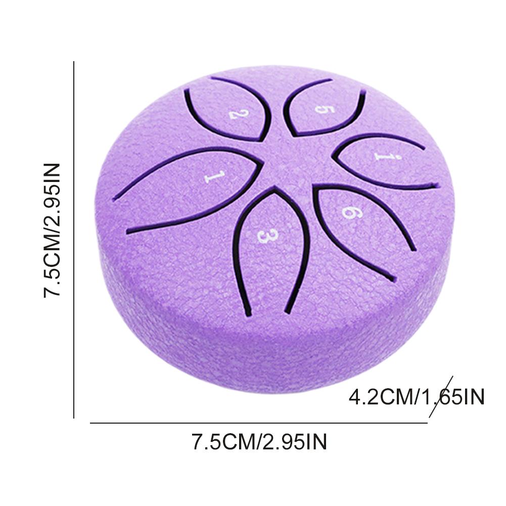 3-дюймовый 6-нотный ручной барабан Sound Healing Instruments Rain Drum Instrument