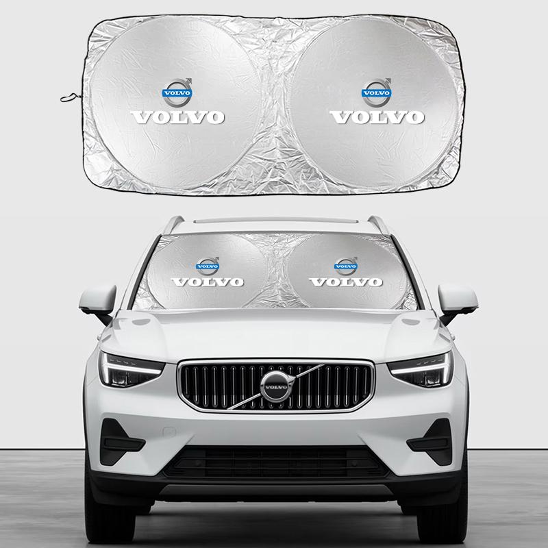 Автомобильный солнцезащитный козырек на лобовое стекло Автомобильная внутренняя ткань от солнечных ожогов для Volvo Xc60 Xc90 V40 V60 S60 V50 V90 S80 C40 XC40 V70 XC70 C30 C70