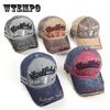 Бейсболка с загнутыми полями в винтажном стиле, вышитая шляпа водителя грузовика с потертостями, кепка Snapback для повседневного отдыха и занятий спортом на открытом воздухе