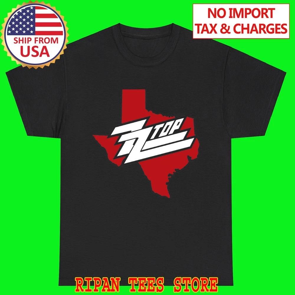 ZZ Top Texas Black T-Shirt Tee Top Unisex