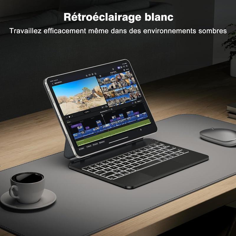 Умная клавиатура для iPad Pro11 "Air5/4/10 с магнитной подвеской и Bluetooth Smart Case, 1 шт.