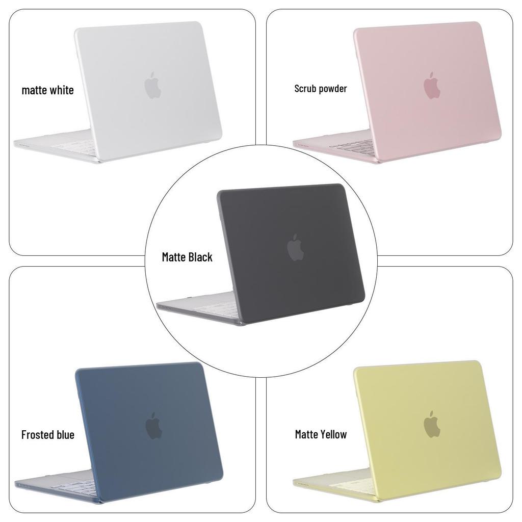 Защитный чехол MacBook Neo Frosted Matte Crystal Sand