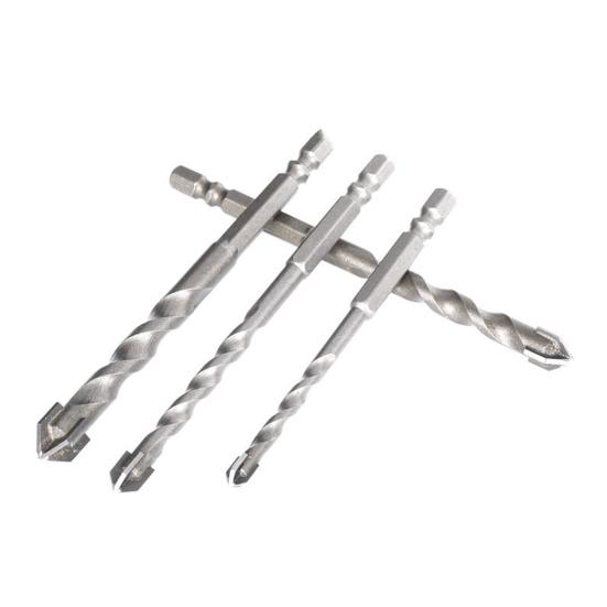 Сверло с шестигранной ручкой, острое сверление, резьбовое сверло с треугольным наконечником, столярный инструмент