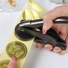 Book Embosser Hand Operated Embosser Stamp Stainless Steel Embossing Tool for Paper