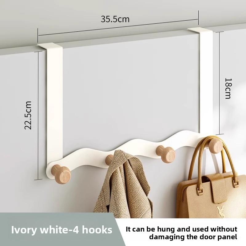 Крючок на дверь Настенная вешалка для одежды без пробивки Крючок для одежды Входная дверь Настенный крючок для пальто и шляп Крючок-рейка для спальни