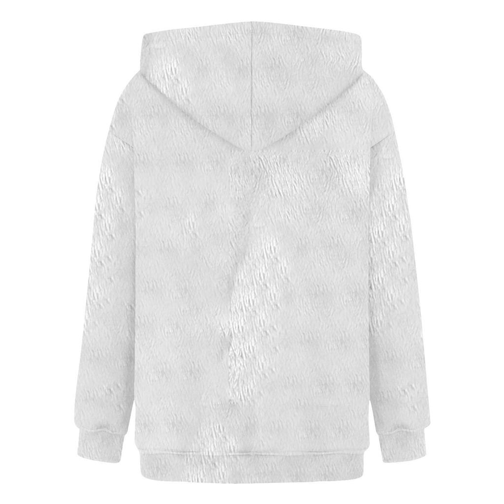 Ladies Fashion Casual Long Sleeve Printed Round Neck Hoodie Pullover Top