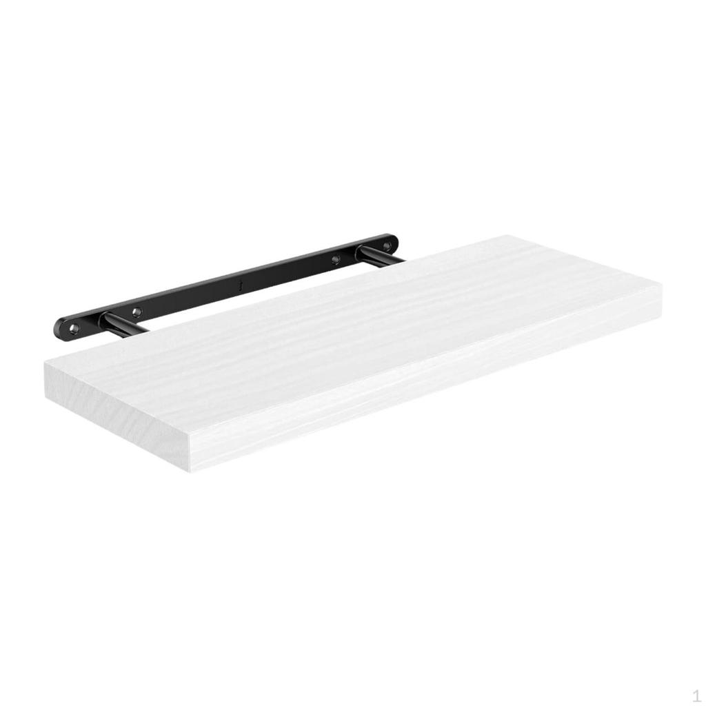 Shelf for Wall Mounted Wood Shelf,Multipurpose Decorative with Invisible Bracket Bedroom
