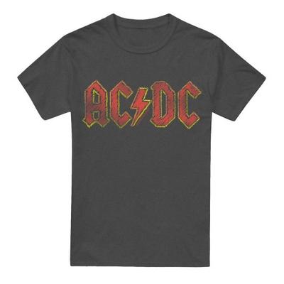AC/DC Унисекс футболка с логотипом, нарисованным от руки