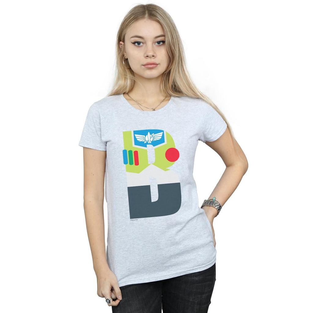 Disney Womens/Ladies Alphabet B Is For Buzz Lightyear Cotton T-Shirt