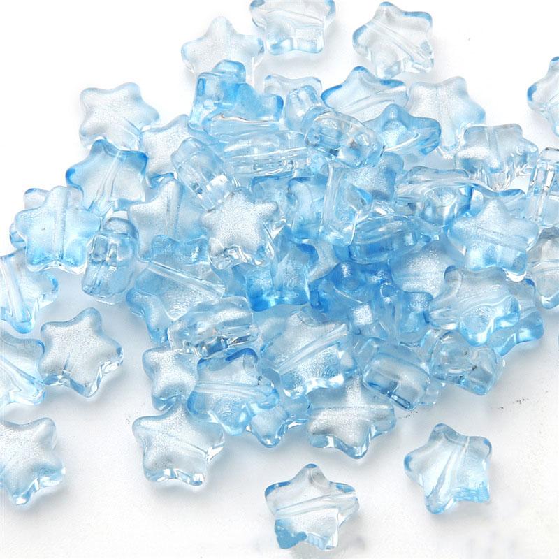 Творческий 8 мм Стекло 10 шт./лот Популярный чешский россыпью DIY Star Горячая Распродажа Высокое качество AB Цвет Разделитель Бусины Украшения Ручной Работы Аксессуары Шпильки Бусины