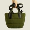 Casual Padded Bucket Shoulder Bag Crossbody Bag Feminine Casual Space Down Feather Padded Bag
