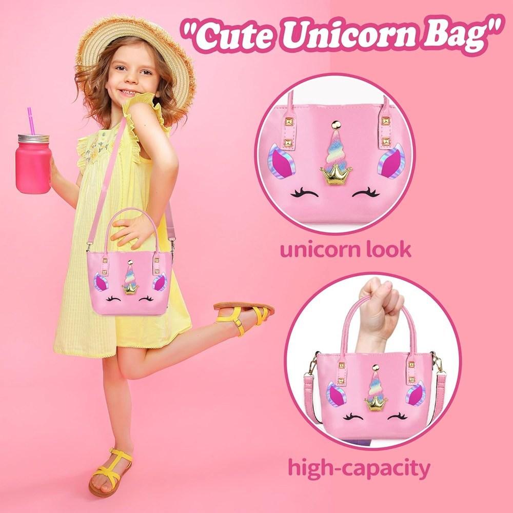 Сумочка Magic Cute Unicorn Owl, детский косметический набор, сумка через плечо Hue Cross, сумка для ролевых игр, рождественский подарок на день рождения племяннику, 1 шт.