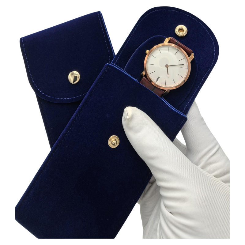 Портативный фланелевый тканевый чехол для часов, сумка для хранения, органайзер для путешествий для одних часов, выставочный чехол для мужчин и женщин, дропшиппинг