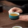 Solid Color Filter Tea Mug Ceramics Handmade Coffee Cup Fashion Ceramic Retro Coffee Cup  Office