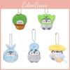Penguin Octopus Cactus Baggage Grass Plush Pendant Keychain Cartoon Doll Plush